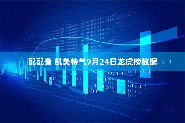 配配查 凯美特气9月24日龙虎榜数据