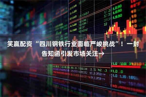 笑赢配资 “四川钢铁行业面临严峻挑战”！一封告知函引发市场关注→