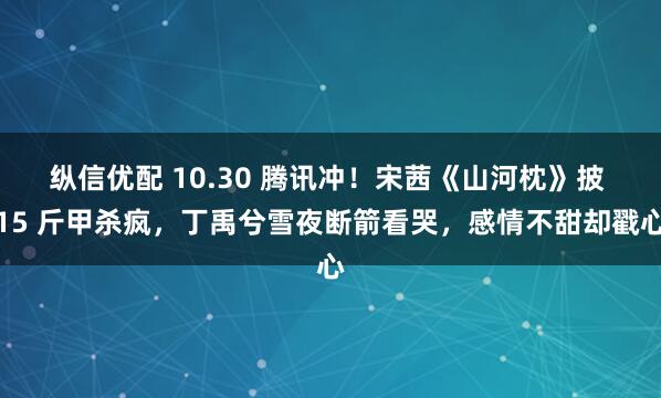 纵信优配 10.30 腾讯冲！宋茜《山河枕》披 15 斤甲杀疯，丁禹兮雪夜断箭看哭，感情不甜却戳心