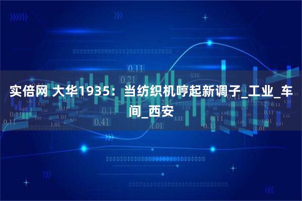 实倍网 大华1935：当纺织机哼起新调子_工业_车间_西安